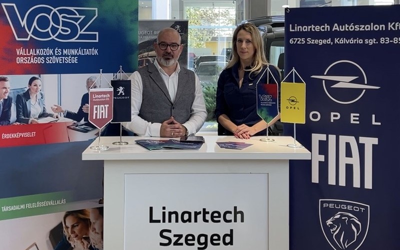 A Linartech Szeged és a VOSZ Csongrád-Csanád Vármegyei Szervezetének együttműködése