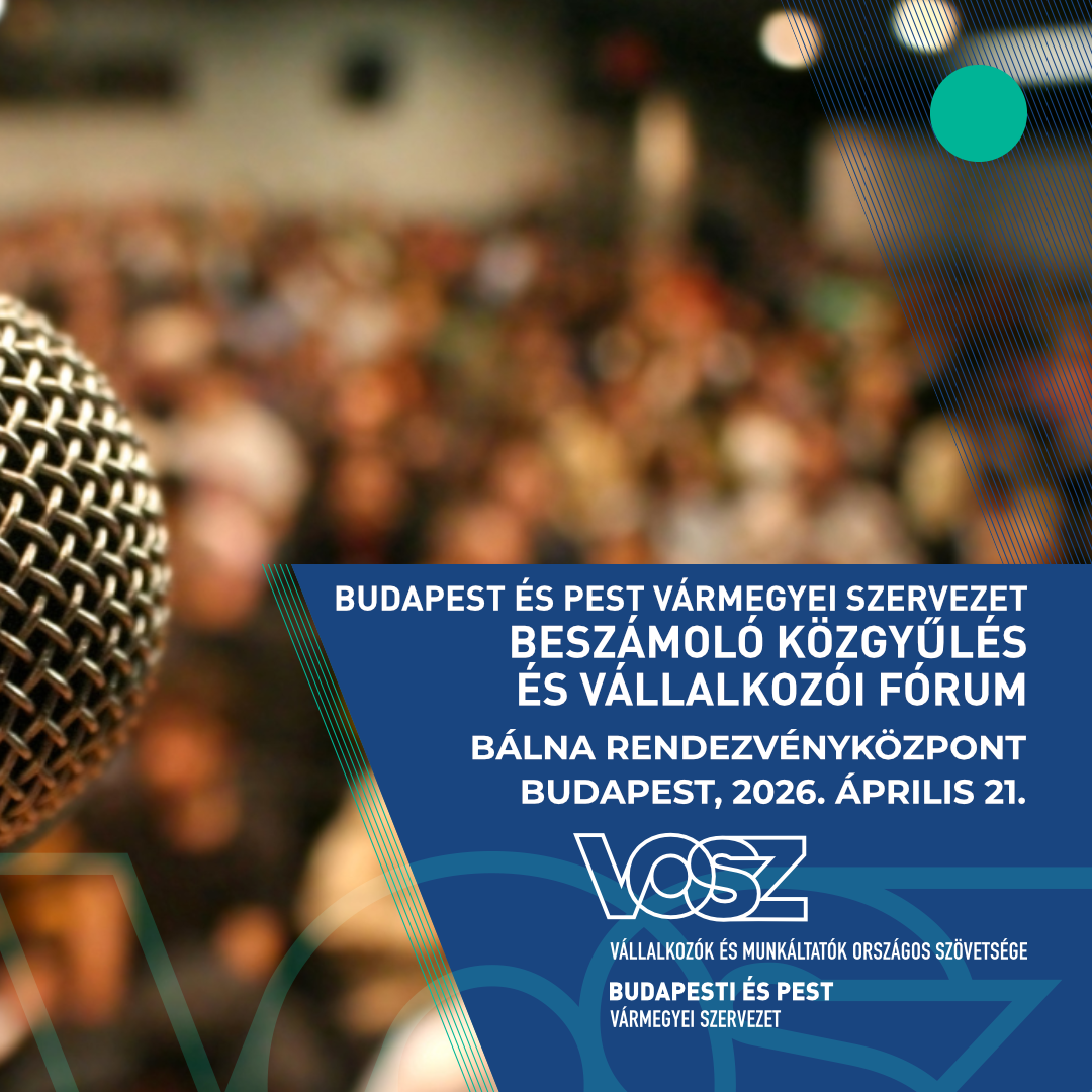 VOSZ BPVRSZ Beszámológyűlés és Vállalkozói Fórum 2026