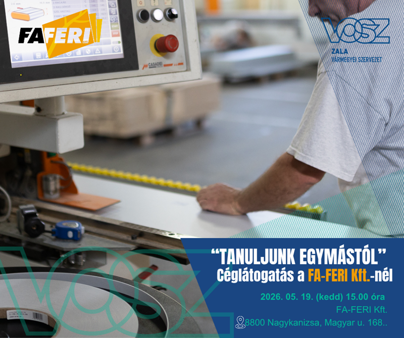 Tanuljunk egymástól – céglátogatás a Fa-Feri Kft.-nél